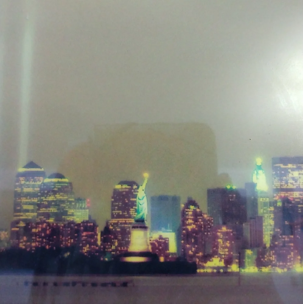 SOLD-3/$10 ⭐ NYC New York City 9/11 Memorial We Will Never Forget Framed Picture - Picture 3 of 12